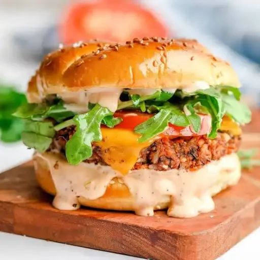 Burger with Vegetable 
